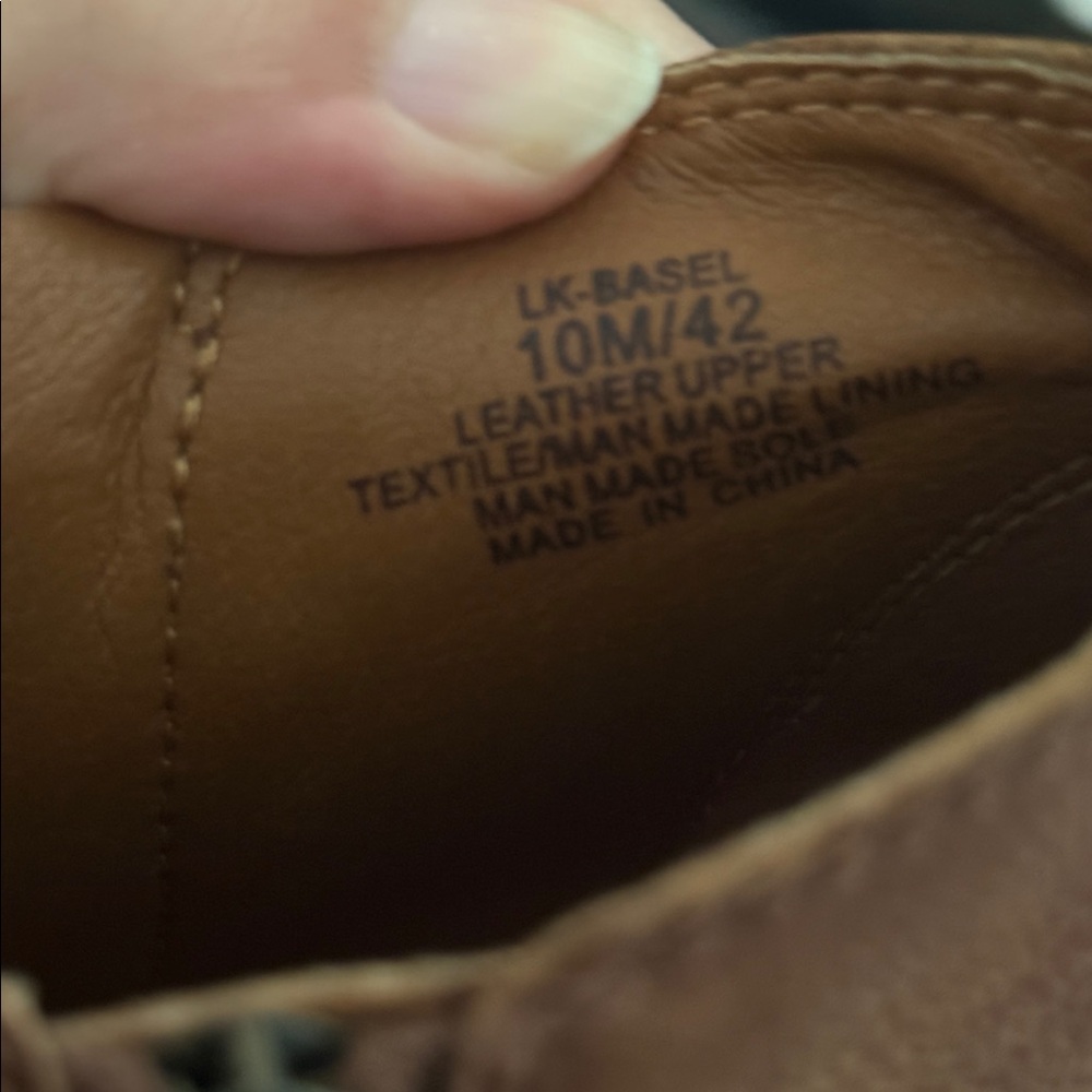 Lucky Brand Women's Basel Ankle Bootie Leather Boots Toffee Size 10 - Picture 10 of 10